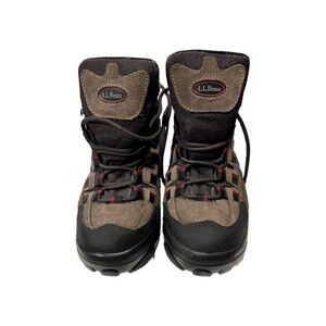 L.L. Bean Women’s Gore-Tex Brown Leather Ankle Hiking/Trail Boots, Size 7
